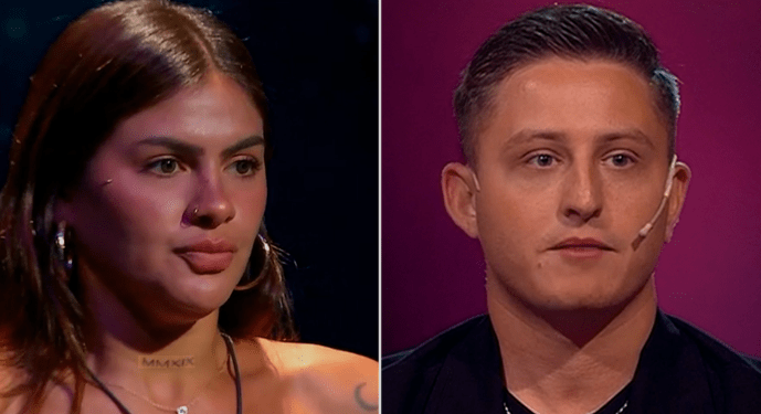 Luana se quebró tras el cruce con su exnovio en Gran Hermano y tuvo que intervenir Santiago del&nbsp;Moro