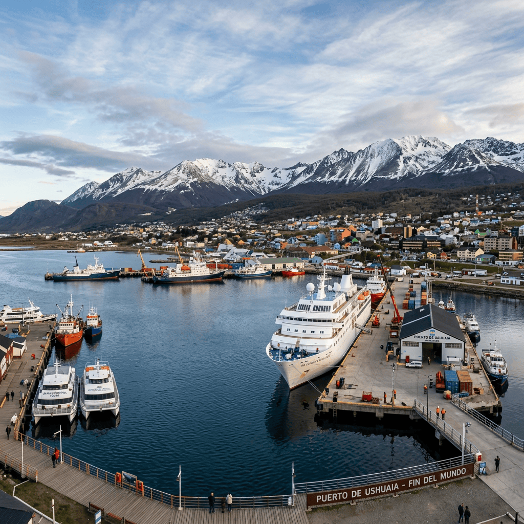 El Gobierno nacional moderniza el Puerto de Ushuaia con una inversión de más de US$ 2,5 millones ante una temporada récord de cruceros
